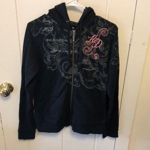 Harley Davison, women’s medium, black sweatshirt